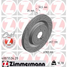 ZIMMERMANN Bremsscheibe | 400.5534.20