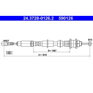 ATE Kupplungsseil | 24.3728-0126.2