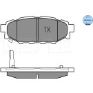 Bremsbelagsatz Subaru T. Legacy 03-/Impreza 07- Mit Sensor | 025 242 7114/W