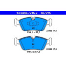 Bremsbelagsatz Bmw S. 1/3 1,6-2,0 03-12 | 13.0460-7215.2