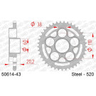 AFAM Kettenrad STAHL 43 Zähne | für 520 | 50614-43