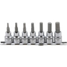 BGS Bit-Einsatz-Satz | Antrieb Innenvierkant 10 mm (3/8"""") | Innensechskant 1/8"""" - 3/8"""" | Zollgrößen | 7-tlg | 5104