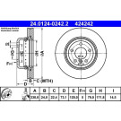 Bremsscheibe | 24.0124-0242.2