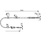 Handbremsseil li | MITSUBISHI,SMART | 1987482271