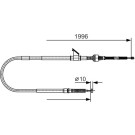 Handbremsseil li | MITSUBISHI L 200 | 1987482068