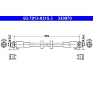 ATE Bremsschlauch | 83.7813-0315.3