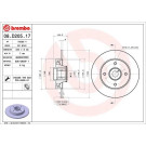 Bremsscheibe HA | CITROEN C3 OPEL Crossland PEUGEOT 208 17 | 08.D205.17