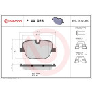 BREMBO Bremsklötze HA | LAND ROVER 09 | P 44 025