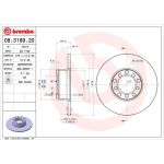 15 481 007 Bremsscheibe VA | MERCEDES W116,W123 76 | 08.3189.20