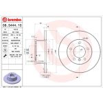 15 481 015 Bremsscheibe VA | MERCEDES W460,W461,W463 79 | 08.5444.10