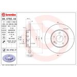 15 481 021 Bremsscheibe VA | MERCEDES C180-C280,C200D-C250D 93 | 08.4750.41