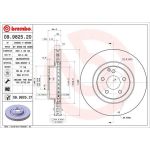 15 481 072 Bremsscheibe VA | MERCEDES W211,C219 02 | 09.9825.21