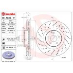 15 481 093 Bremsscheibe VA | MERCEDES W221,R230 SL500 05 | 09.A819.11