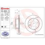 15 481 094 Bremsscheibe VA | MERCEDES Sprinter 95 | 09.A922.14