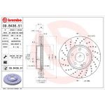 15 481 097 Bremsscheibe VA | MERCEDES W176,W246 11 | 09.B436.51