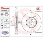 15 481 198 Bremsscheibe VA Co-Cast | MERCEDES E-Klasse 16 | 09.D529.13