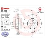 15 481 202 Bremsscheibe VA Co-Cast | MERCEDES C-Klasse 14 | 09.D525.13