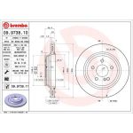 15 482 029 Bremsscheibe HA | MERCEDES W220 98 | 09.9738.11