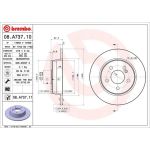 15 482 038 Bremsscheibe HA | MERCEDES W204 07 | 08.A737.11