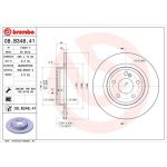 15 482 051 Bremsscheibe HA | MERCEDES A,B-Klasse 11 | 08.B348.41