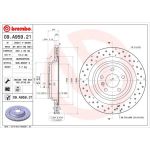 15 482 077 Bremsscheibe HA | MERCEDES M-Klasse 11 | 09.A959.21