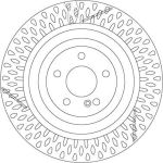 15 482 099 Bremsscheibe HA | MERCEDES C-Klasse 12 | DF6822S