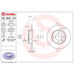 17 481 012 Bremsscheibe VA | VW Polo,Golf,Passat,AUDI,SEAT 71 | 08.2631.34