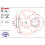 17 481 029 Bremsscheibe VA | VW T4 90 | 08.5768.10