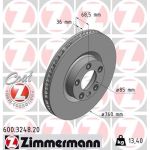 17 481 058 Bremsscheibe VA rechts | VW Touareg 10 | 600.3248.20