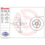 17 482 004 Bremsscheibe HA | VW Golf,Passat,Corrado 88 | 08.5005.20