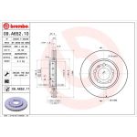 17 482 013 Bremsscheibe HA | AUDI A3,VW Golf,SEAT,SKODA 98 | 09.A652.11