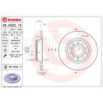 17 482 016 Bremsscheibe HA | VW Golf,Passat,Sharan 03 | 08.A202.11