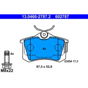 Bremsbelagsatz Skoda T. Octavia 1.0-2.0 12 | 13.0460-2787.2