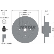 Bremsscheibe Renault T. Clio/Megane/Modus 02- Mit Abs-Lager | 92154403