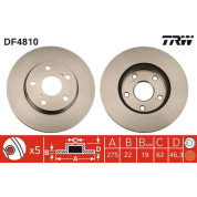 Bremsscheibe Toyota P. Auris | DF4810