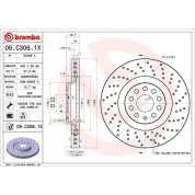 Bremsscheibe VA Xtra | AUDI A1 SEAT SKODA VW 12 | 09.C306.1X