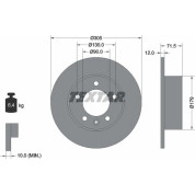 Bremsscheibe Renault T. Master 10- Fwd | 92228700