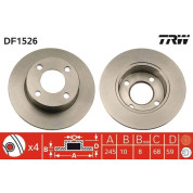 Bremsscheibe Vw T. A80/100 | DF1526