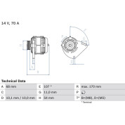 Lichtmaschine | ALFA,FIAT,LANCIA | 0 986 080 560