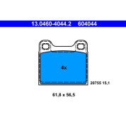 Bremsbelagsatz Volvo T. C70/S70/V70 95-05 | 13.0460-4044.2