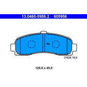 Bremsbelagsatz Nissan P. Micra 1.0-1.4 16V/1.5 D 92-03 | 13.0460-5956.2