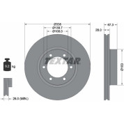 Bremsscheibe Toyota P. Landcruiser 2.7-4.0 02-09 | 92137303