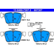 Bremsbelagsatz Audi T. A3 2.5 Rs3 Quattro 15 | 13.0460-7307.2