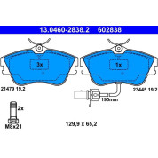 Bremsbelagsatz Vw P. T4 90-03 | 13.0460-2838.2