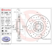 Bremsscheibe VA Xtra | AUDI SEAT SKODA VW Golf 03 | 09.C892.1X