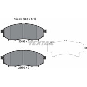 Bremsbelagsatz Infiniti P. M 10 | 2369803