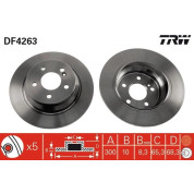 Bremsscheibe Db T. W211 02 | DF4263