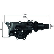 Gehäusethermostat | RENAULT Clio/Megane 05 | TH 60 89