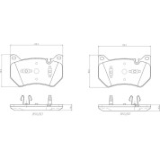 BREMBO Bremsklötze VA | AUDI | P 85 181