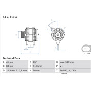 Lichtmaschine | FIAT | 0 986 082 320